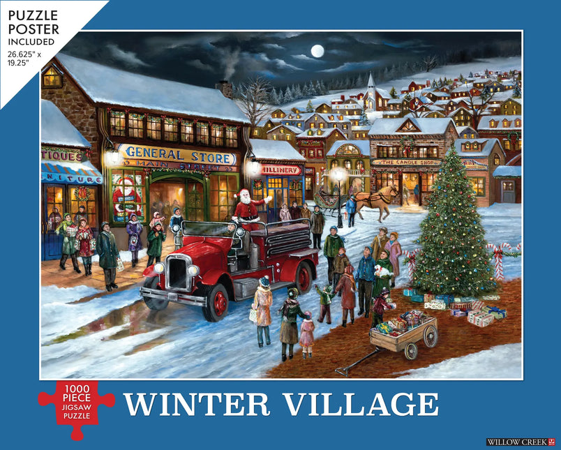 Willow Creek Winter Village Puzzel 1000 Stukjes